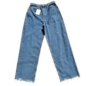 Stylish Blue Wide Leg Jeans